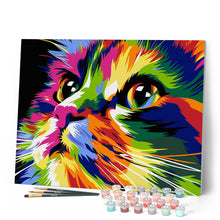 Laden Sie das Bild in den Galerie-Viewer, Pop Art Niedliche Katze