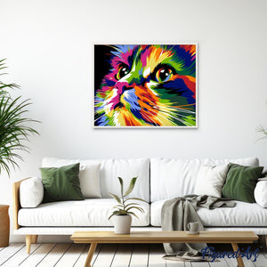Pop Art Niedliche Katze