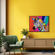 Laden Sie das Bild in den Galerie-Viewer, Pop Art Zebra Streifen