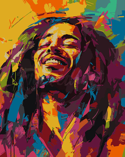 Malen nach Zahlen Figured'Art – Street Art Reggae