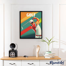 Laden Sie das Bild in den Galerie-Viewer, Sportposter Golf