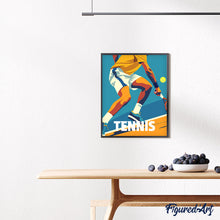 Laden Sie das Bild in den Galerie-Viewer, Sportposter Tennis