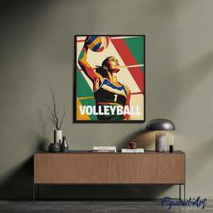 Sportposter Volleyball