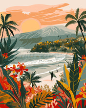 Laden Sie das Bild in den Galerie-Viewer, Malen nach Zahlen Figured&#39;Art – Tropischer Strand