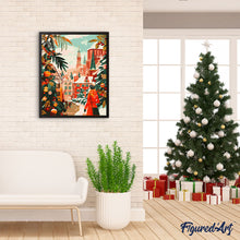 Laden Sie das Bild in den Galerie-Viewer, Szene auf dem Weihnachtsmarkt
