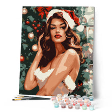 Laden Sie das Bild in den Galerie-Viewer, Glamouröses Weihnachtsmädchen