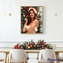 Laden Sie das Bild in den Galerie-Viewer, Glamouröses Weihnachtsmädchen