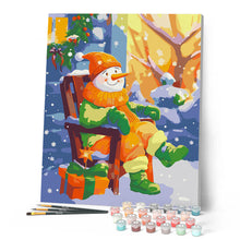 Laden Sie das Bild in den Galerie-Viewer, Entspannter Schneemann