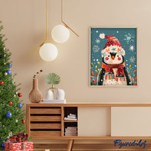 Laden Sie das Bild in den Galerie-Viewer, Kleiner Weihnachts-Pinguin