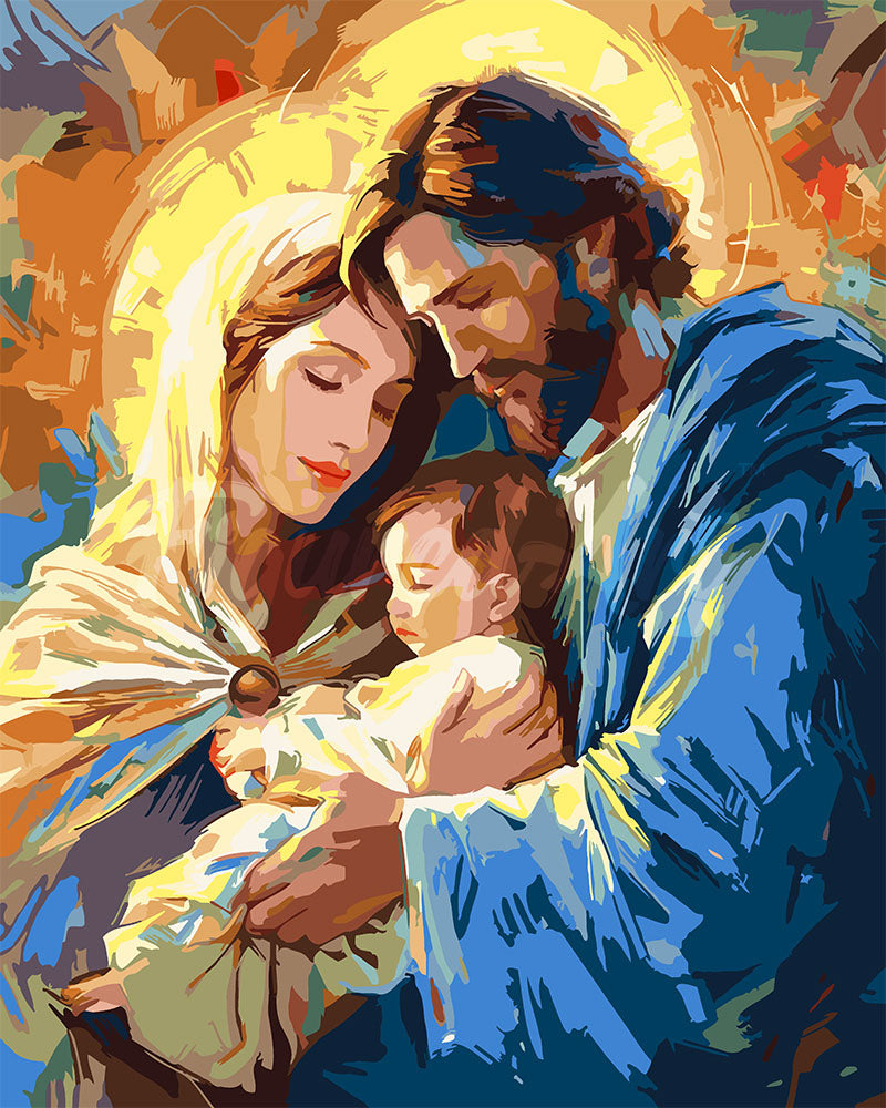 Malen nach Zahlen Figured'Art – Heilige Familie