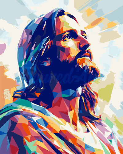 Malen nach Zahlen Figured'Art – Strahlende Herrlichkeit Jesu