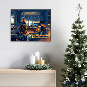 Weihnachtszimmer an der Bucht
