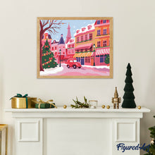 Laden Sie das Bild in den Galerie-Viewer, Bunte Weihnachtsstadt