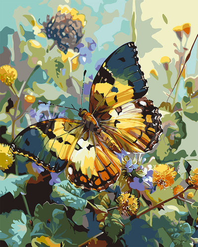 Malen nach Zahlen Figured'Art – Janetta Forester Schmetterling