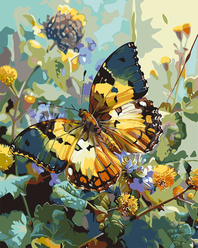 Malen nach Zahlen Figured'Art – Janetta Forester Schmetterling