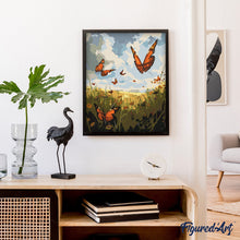 Laden Sie das Bild in den Galerie-Viewer, Schmetterlinge kleine flatternde Schildkröten