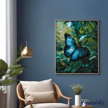Laden Sie das Bild in den Galerie-Viewer, Blauer Morphofalter