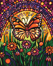 Laden Sie das Bild in den Galerie-Viewer, Malen nach Zahlen Figured&#39;Art – Mosaik-Schmetterling