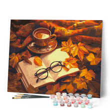Laden Sie das Bild in den Galerie-Viewer, Herbsttee und Buch