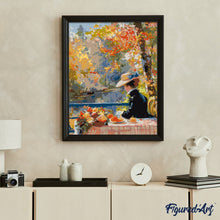 Laden Sie das Bild in den Galerie-Viewer, Von Renoir inspirierte Herbst-Dame