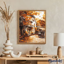 Laden Sie das Bild in den Galerie-Viewer, Herbst-Café-Fassade