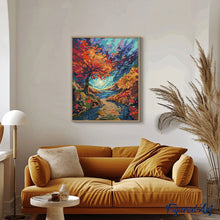 Laden Sie das Bild in den Galerie-Viewer, Surrealer Herbst inspiriert von Van Gogh