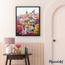 Laden Sie das Bild in den Galerie-Viewer, Violettes Traumdorf