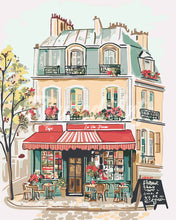 Laden Sie das Bild in den Galerie-Viewer, Malen nach Zahlen Figured&#39;Art – Café La Vie Douce