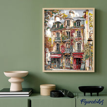 Laden Sie das Bild in den Galerie-Viewer, Vintage-Pariser Fassaden
