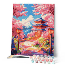 Laden Sie das Bild in den Galerie-Viewer, Sakura-Weg zur Pagode