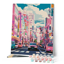 Laden Sie das Bild in den Galerie-Viewer, Belebte Straße in Japan