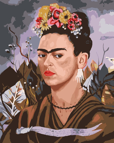 Malen nach Zahlen Figured'Art – Frida - Selbstbildnis, Dr. Eloesser gewidmet