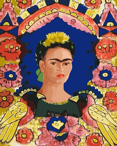 Malen nach Zahlen Figured'Art – Frida - Der Rahmen