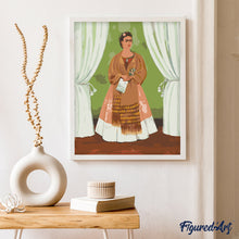 Laden Sie das Bild in den Galerie-Viewer, Frida - Selbstbildnis, Leo Trotzki gewidmet