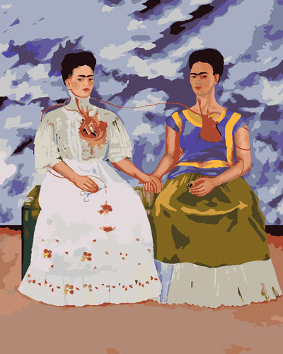Malen nach Zahlen Figured'Art – Frida - Die zwei Fridas