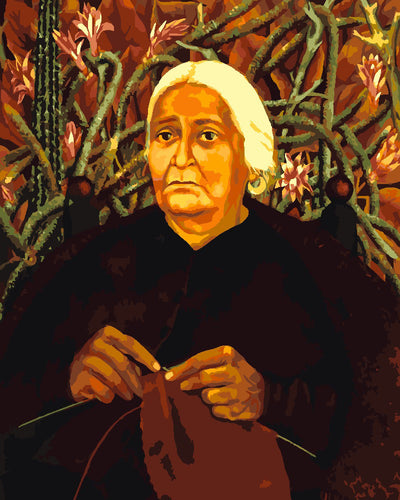 Malen nach Zahlen Figured'Art – Frida - Porträt der Doña Rosita Morillo