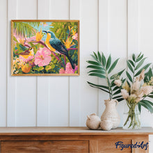 Laden Sie das Bild in den Galerie-Viewer, Tropische Gartenvögel