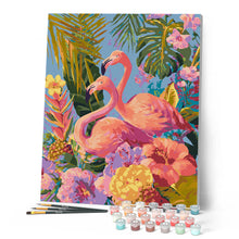 Laden Sie das Bild in den Galerie-Viewer, Zwillingsflamingos