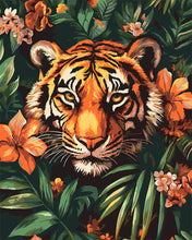 Laden Sie das Bild in den Galerie-Viewer, Malen nach Zahlen Figured&#39;Art – Tropischer Tiger