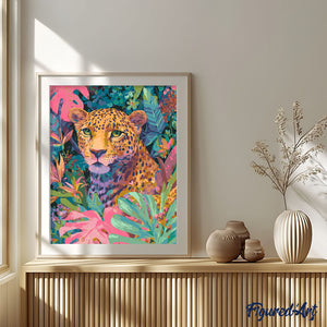Tropischer Leopard