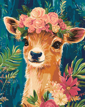 Laden Sie das Bild in den Galerie-Viewer, Malen nach Zahlen Figured&#39;Art – Blumenkitz