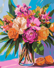 Laden Sie das Bild in den Galerie-Viewer, Malen nach Zahlen Figured&#39;Art – Strahlender Blumenstrauß