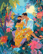 Laden Sie das Bild in den Galerie-Viewer, Malen nach Zahlen Figured&#39;Art – Tropische Romantik