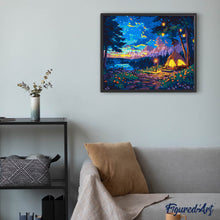 Laden Sie das Bild in den Galerie-Viewer, Sternenklare Campingnacht