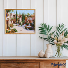 Laden Sie das Bild in den Galerie-Viewer, Hof der weißen Villa