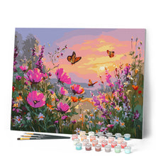 Laden Sie das Bild in den Galerie-Viewer, Wildblumen bei Sonnenuntergang