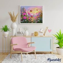 Laden Sie das Bild in den Galerie-Viewer, Wildblumen bei Sonnenuntergang