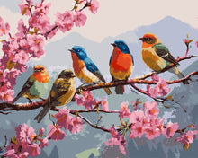 Laden Sie das Bild in den Galerie-Viewer, Malen nach Zahlen Figured&#39;Art – Die Band der Singvögel