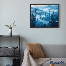 Laden Sie das Bild in den Galerie-Viewer, Nebel in den Kiefern