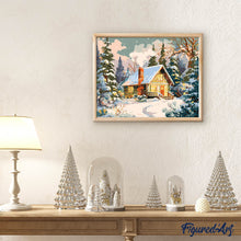 Laden Sie das Bild in den Galerie-Viewer, Winterhütte